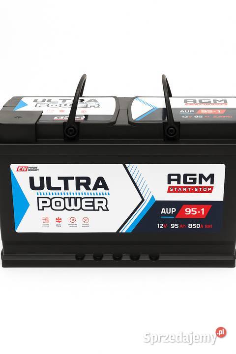 AGM AKUMULATOR 12V95Ah 850A ULTRA POWER Siedlce