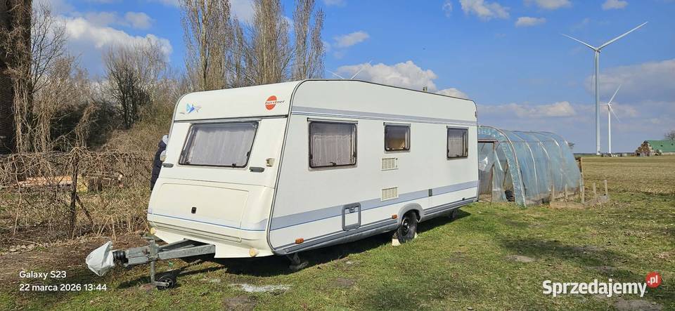 Przyczepa kempingowa Burstner 5 osób Rawicz sprzedam