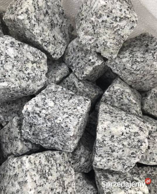 KOSTKA GRANITOWA Szary Granit 4x6 7x9 10x10 Piaseczno
