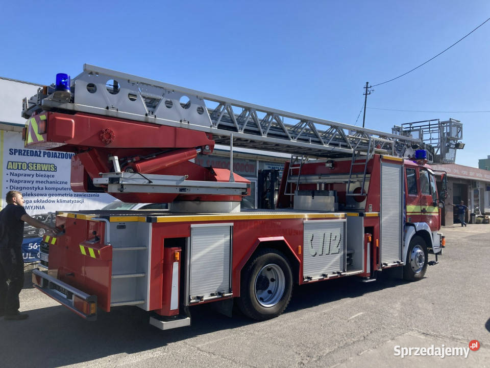 Man L 2000 MAN 15280 Straż pożarna drabina tachograf Syców