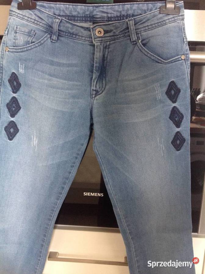 Spodnie Jeans Damskie ARIZONA XSS Haft Nowa Sól