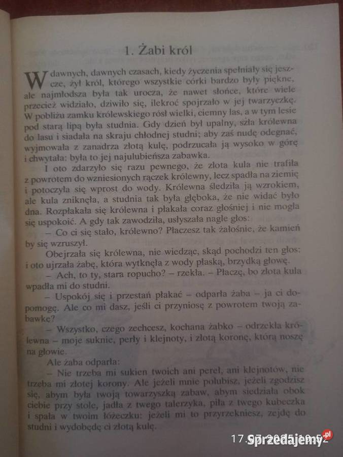 Książka Baśnie Braci Grimm tom 1 dla dzieci z klas I-III (6-9 lat)  Książki dla dzieci zachodniopomorskie Koszalin