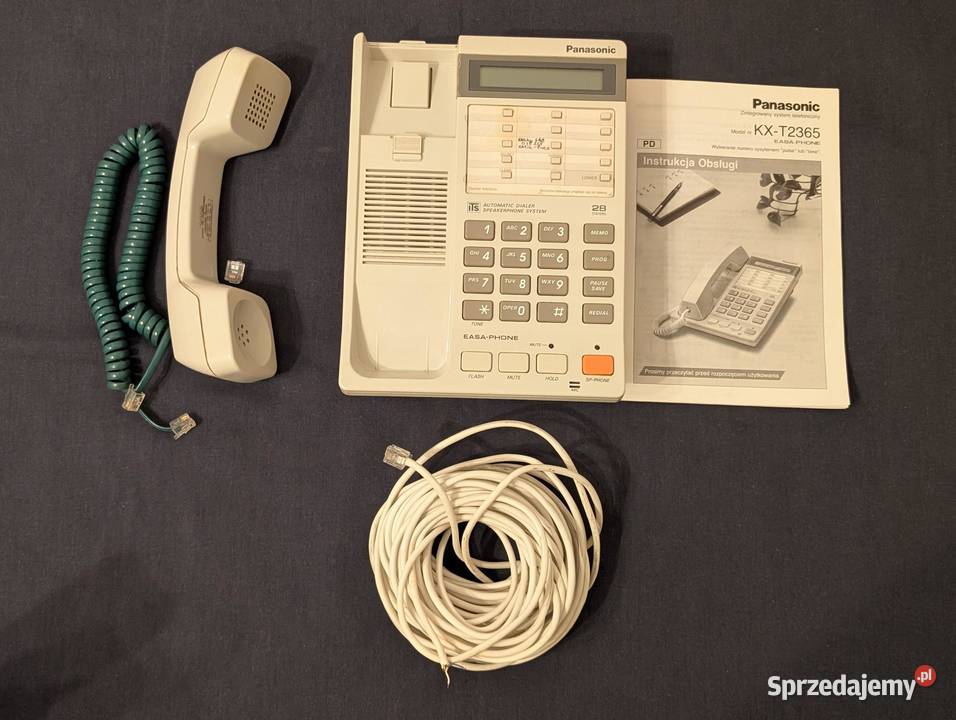 Telefon Panasonic KX T2365 JAPAN 1994 Instrukcja Piła