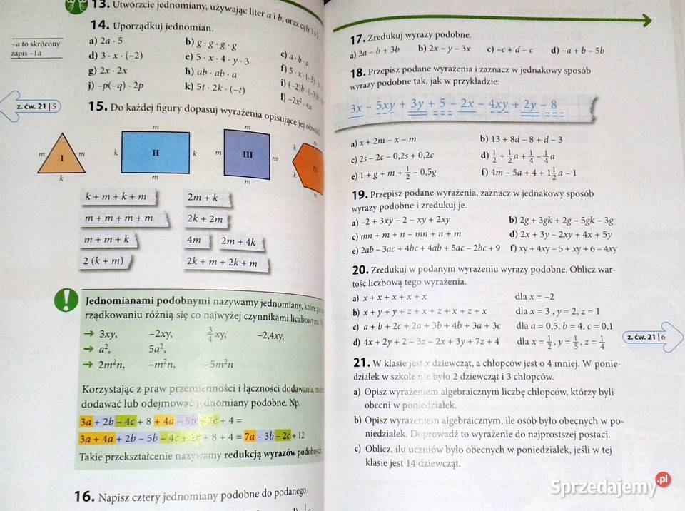 Matematyka 2001 kl 1 A BazylukA Dubiecka Chełm