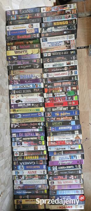 Sprzedam kasety vhs różne gatunki filmowe sprzedam