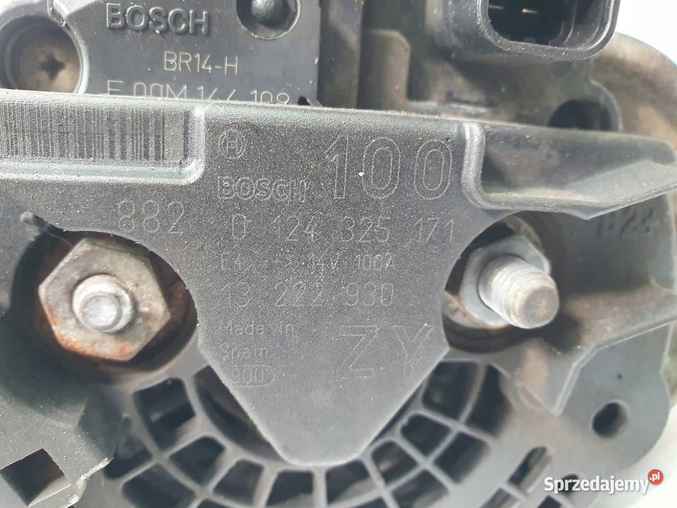 ALTERNATOR Opel Corsa D 12 16V Bosch 0124325171 lubelskie Chełm