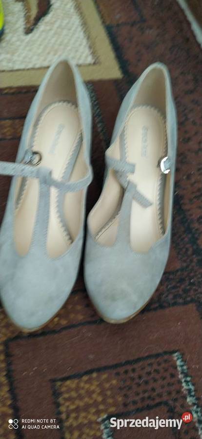półbuty damskie rozmiar 36 na obcasie inna Półbuty