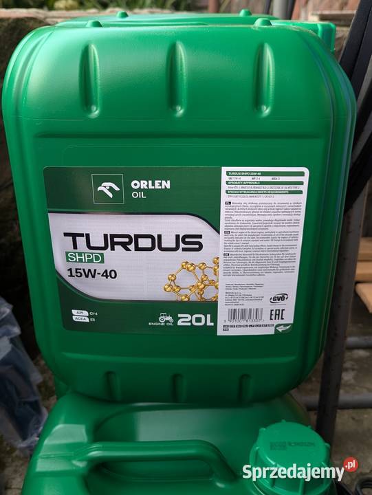 Orlen Oil Turdus SHPD 15W40 20L Łopuszno sprzedam