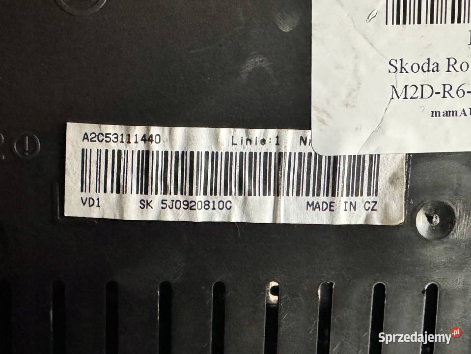 REGENERACJI LICZNIK ZEGAR SKODA ROOMSTER Rok produkcji 2006 mazowieckie Warszawa sprzedam
