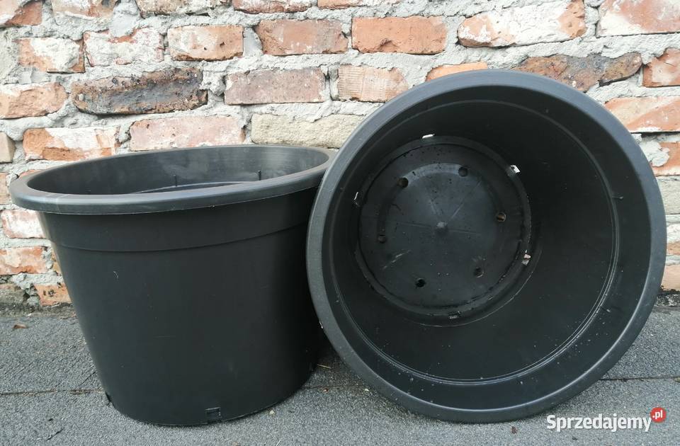 Doniczki produkcyjne 45 litrów NOWE 45L śr 48 śląskie Siewierz