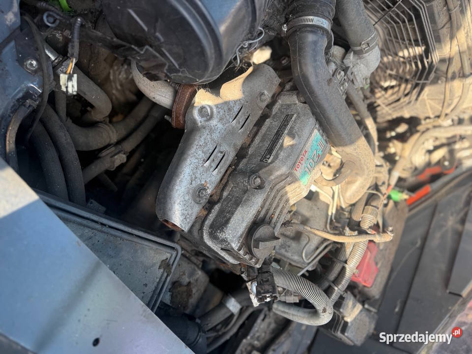 silnik wózek widłowy TOYOYA 1DZIII diesel 100 diesel łódzkie Działoszyn sprzedam