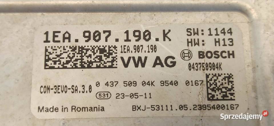 SKODA ENYAQ KONWENTER FALOWNIK 1EA907190K dolnośląskie