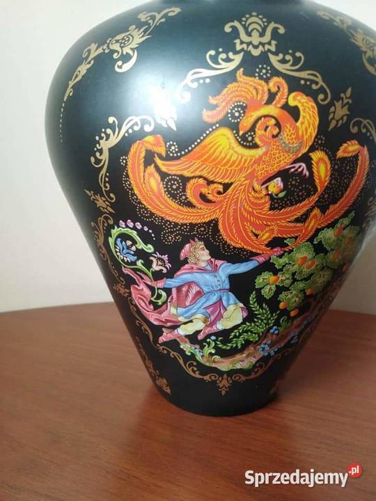 Wazon Faberge Firebird vase Wałbrzych