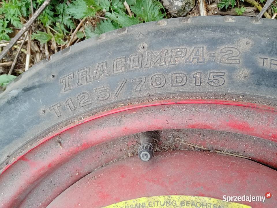 Koło dojazdowe 1257015 Opel Volkswagen Clio Czernikówko sprzedam