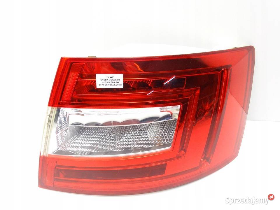 LAMPA PRAWA PRAWY TYŁ TYLNA W BŁOTNIK SKODA