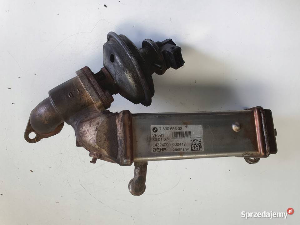 BMW E87 E90 E91 20 D CHŁODNICA SPALIN EGR osobowe Recyrkulacja spalin EGR Chełm