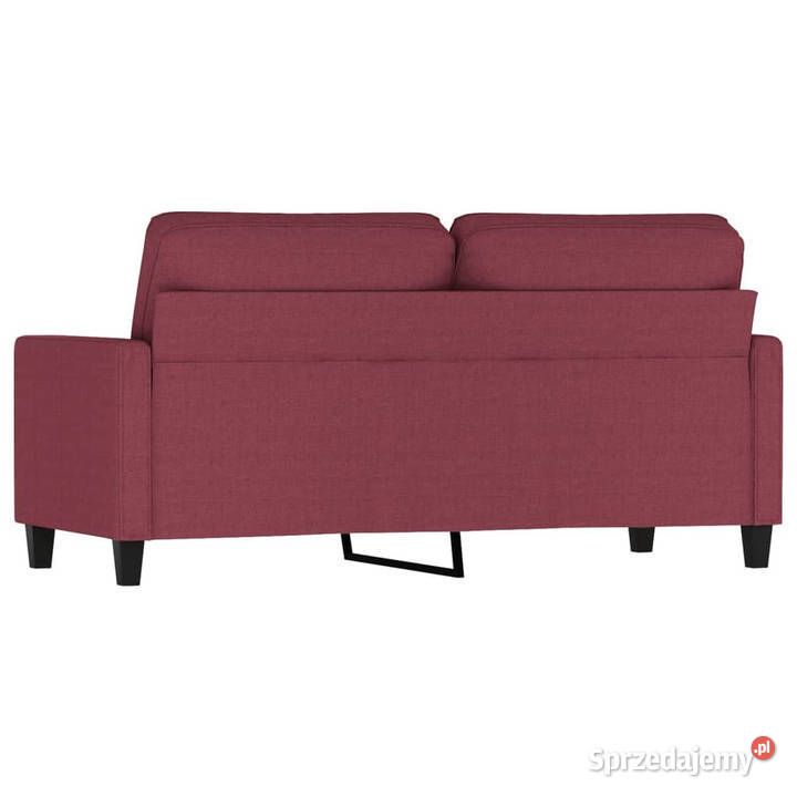 Sofa 2osobowa winna czerwień 140 tapicerowana mazowieckie Warszawa sprzedam