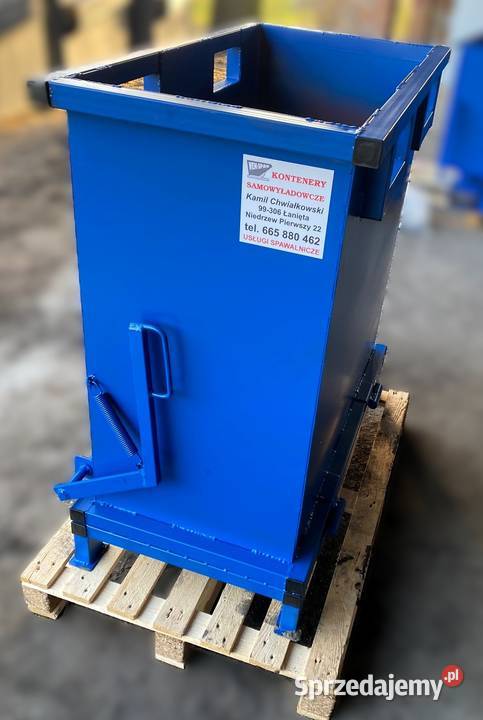 Kontener z otwieranym dnem 05m3 koliba Magazynowanie Niedrzew Pierwszy