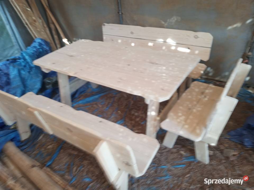 Meble ogrodowe Stoł z Ławkami 170X80 999zl Zawiercie