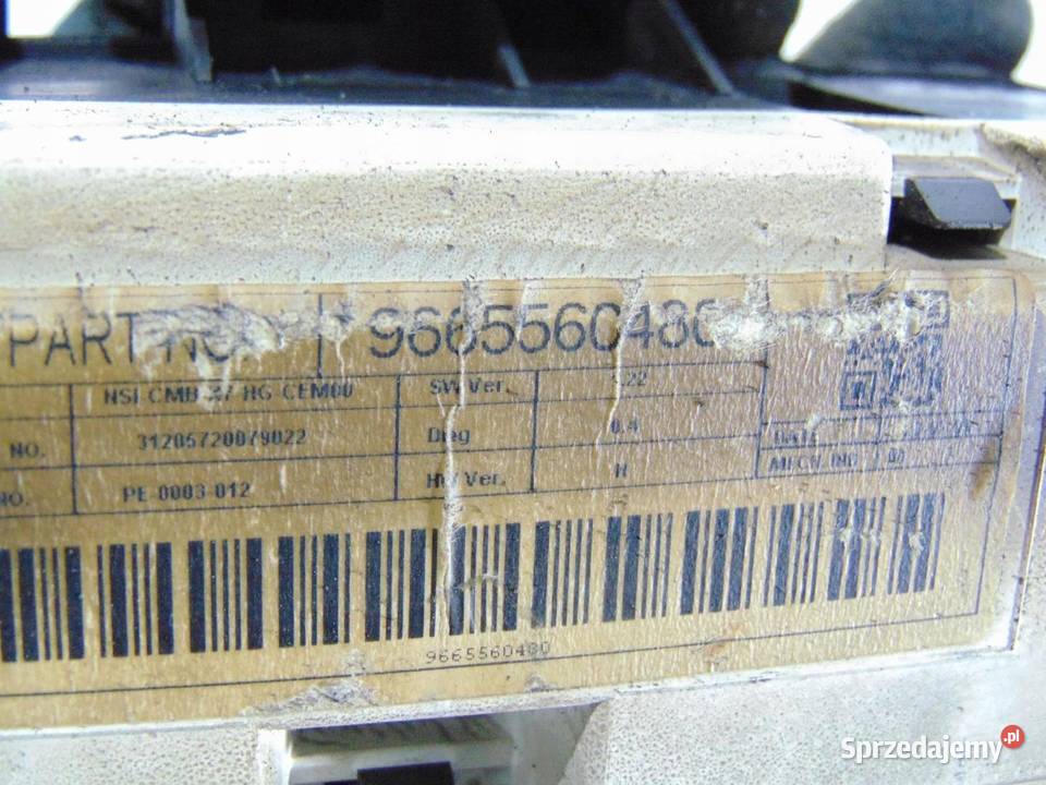 LICZNIK 9665560480 C5 III X7 20 HDI 09r wielkopolskie sprzedam