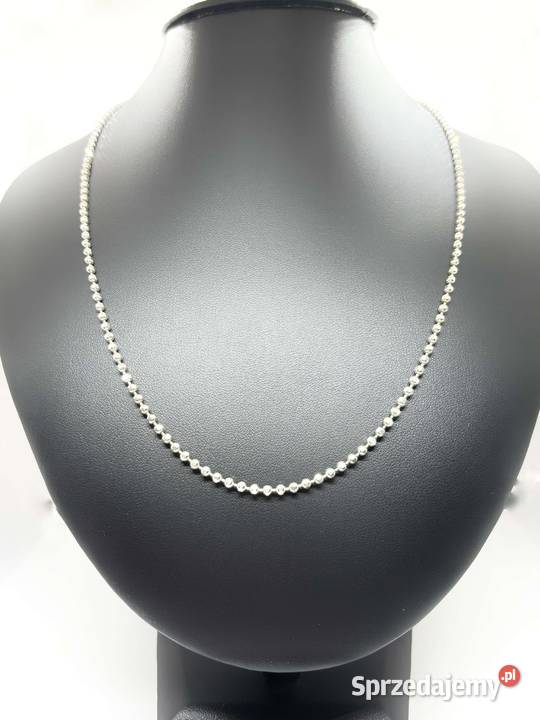 Nowy srebrny łańcuszek pr 925 81g Długość 50