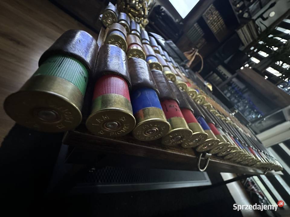 Naboje łuski dubeltówka shotgun w pasach Sporty strzeleckie i myślistwo Płock