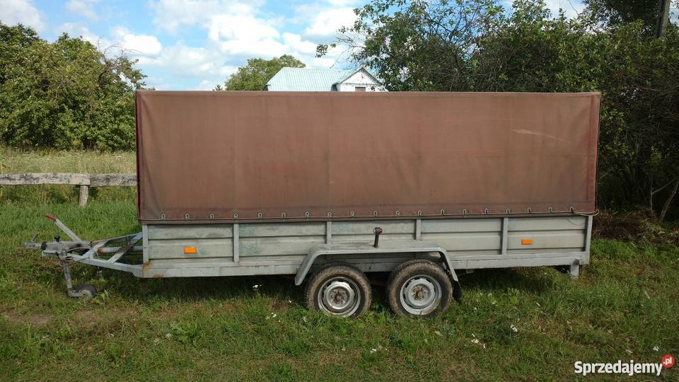 Duża przyczepa towarowa dł 400 szer 170 wys150 z