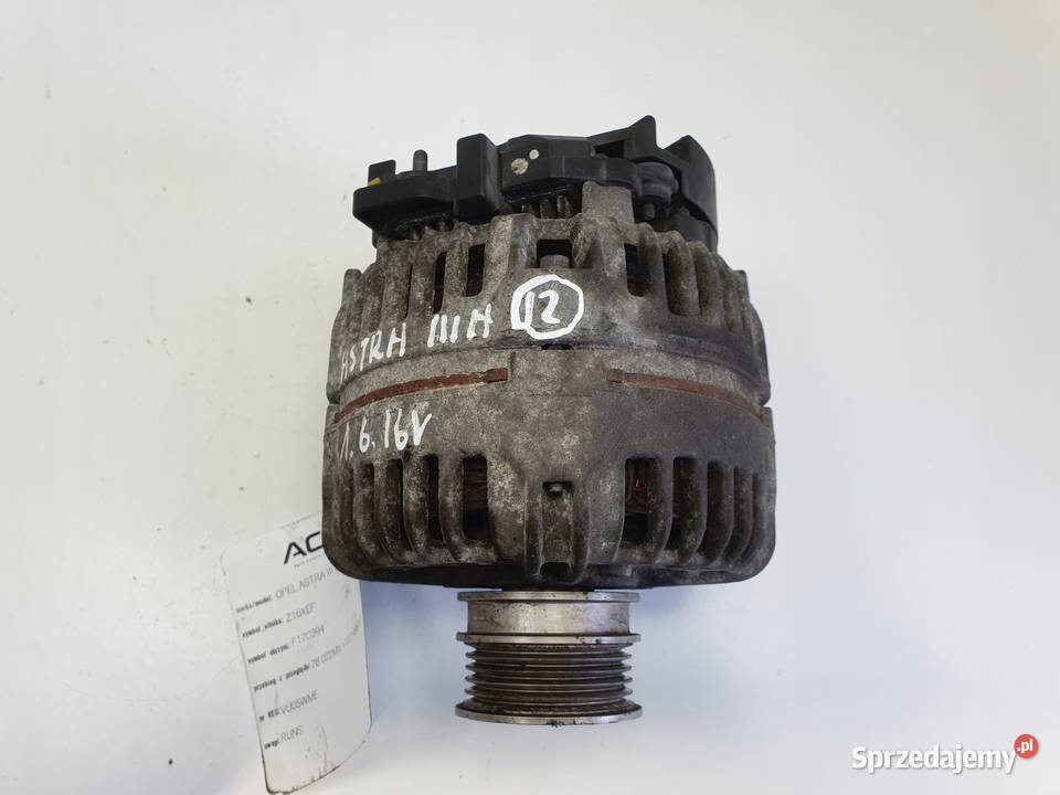 Opel Astra III H 16 16V ALTERNATOR 100A 55556067 Janów
