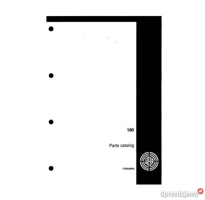 STEYR 180 KATALOG CZĘŚCI wysyłka Kielce sprzedam