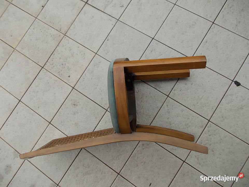 krzesła drewniane kpl8 USA z rafią oryginalne Stoły, krzesła, biurka mazowieckie Falenty Nowe