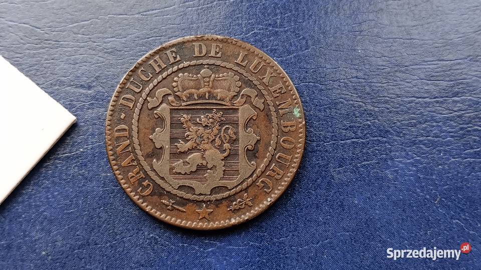 Stare monety 10 centymów 1870 Luksemburg Lesko