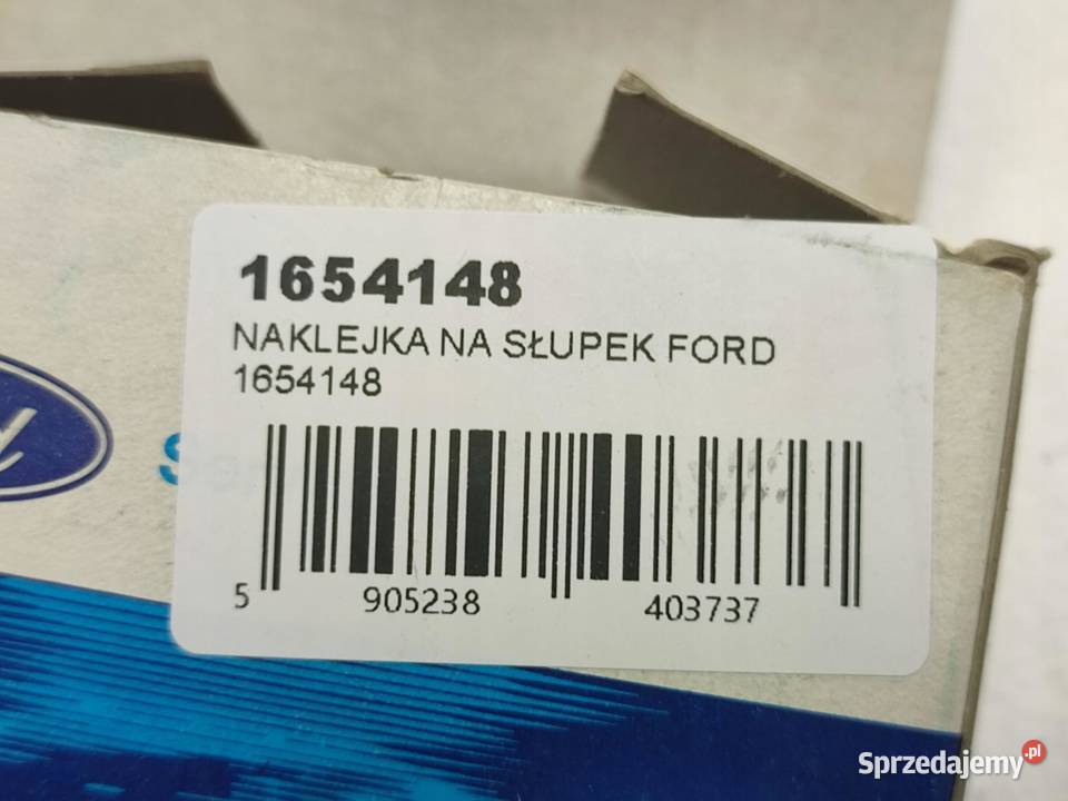 NAKLEJKA NA SŁUPEK LEWY PRZÓD FORD FIESTA III