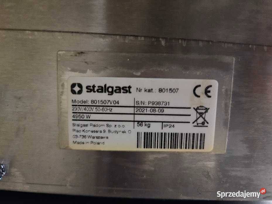 Zmywarkowyparzarka Stalgast 801507V04 2021 śląskie Góra