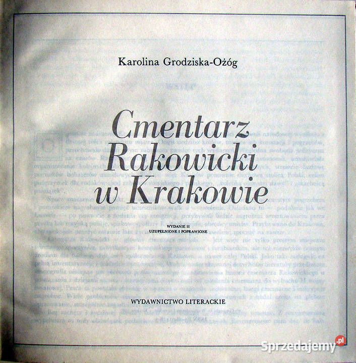 Cmentarz Rakowicki w Krakowie 18031939