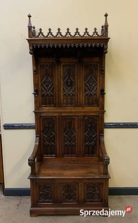 Tron i ława neogotyk Kraków