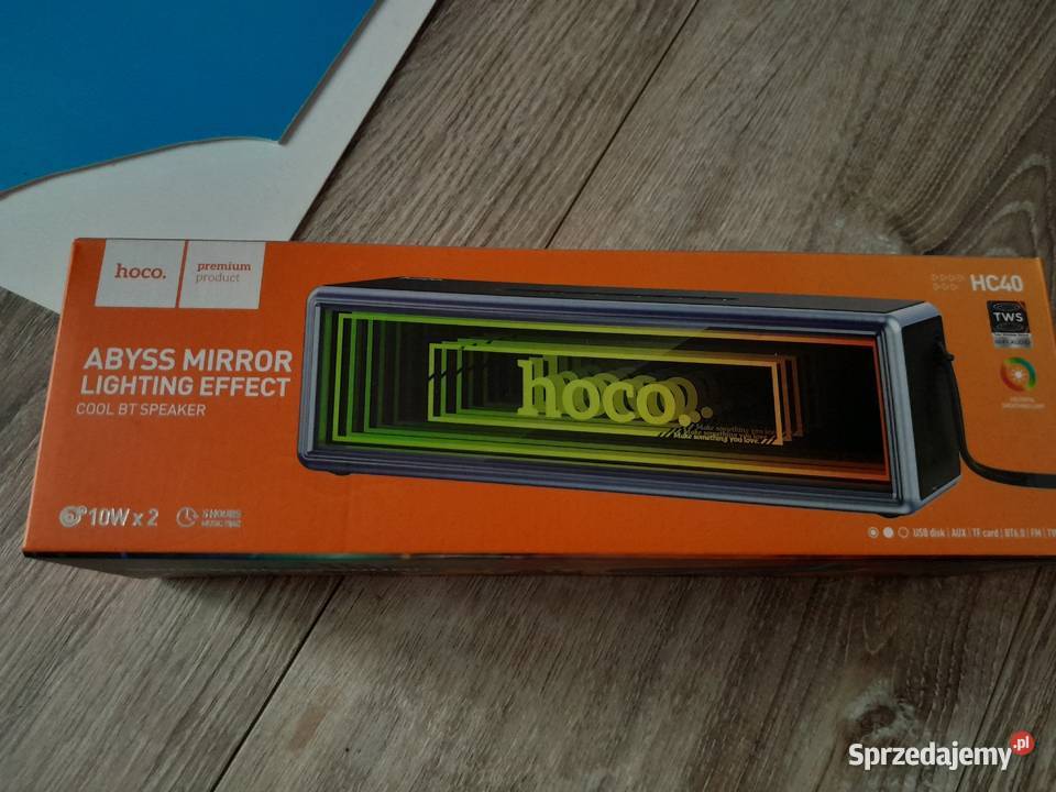Głośnik bluetooth 2 x 10W 5h Hoco HC40 czarny