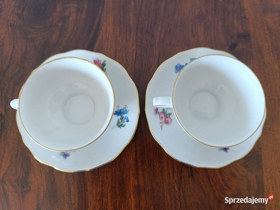 Tirschenreuth Duo porcelanowe do mokki filiżanka Gdańsk