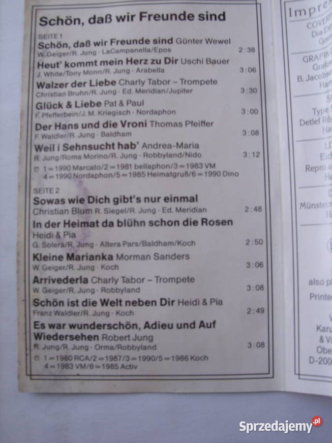 Kaseta SCHON DAS WIR2000 Wołów