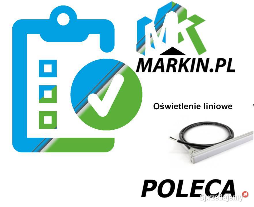 Oświetlenie ogrodowe świecąca linia Elektryka i akcesoria Kielce