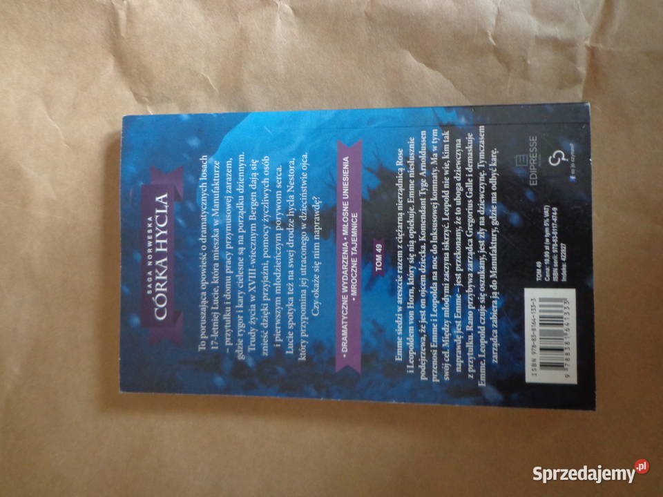 Saga norweska CÓRKA HYCLA Zauroczenie MAY LIS Proza i poezja Łódź