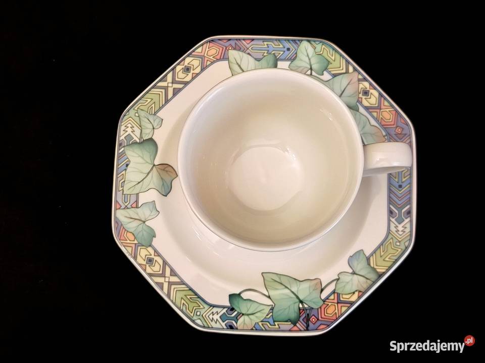Zestaw kawowy duo Villeroy Boch Pasadena Porcelana i szkło