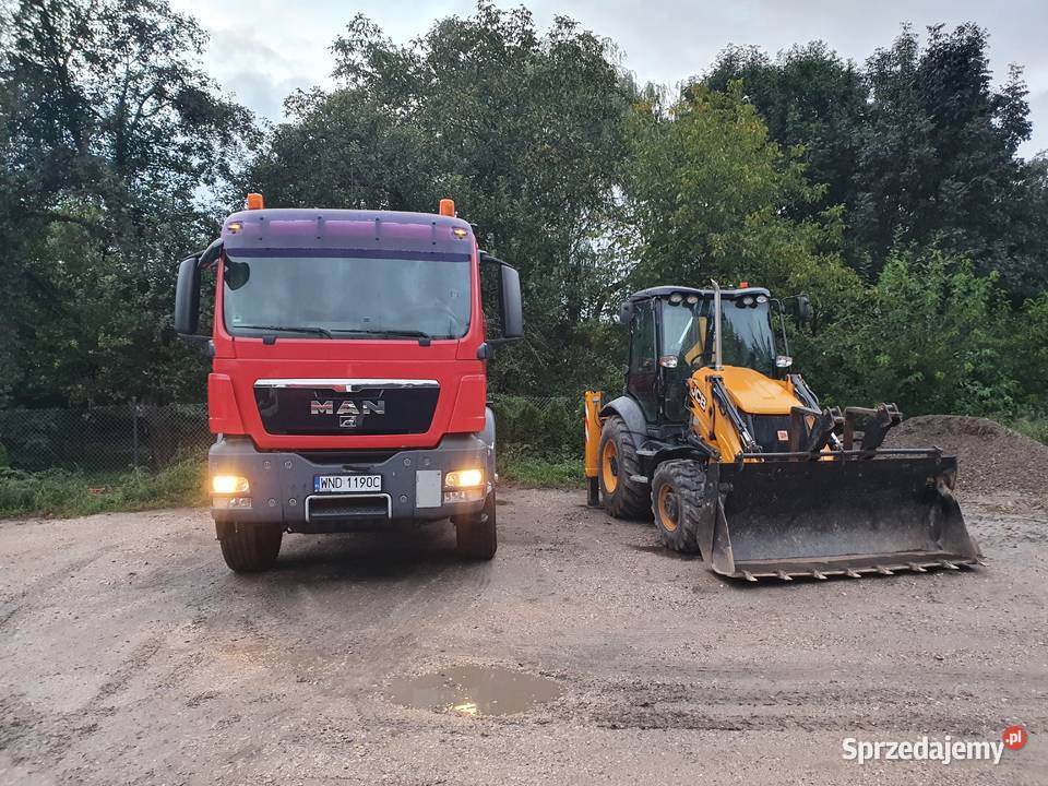 ziemia piasek Transport wywrotka koparko Borowina