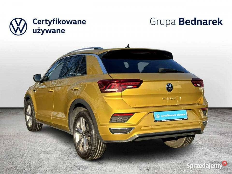 Volkswagen TRoc Bezwypadkowy Salon Polska Serwis elektrochrom. lusterko wst. Łódź