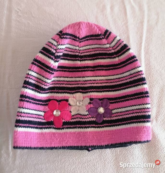 Czapka dziecięca z akrylu dziewczynki Rozmiar 80 łódzkie Łódź sprzedam