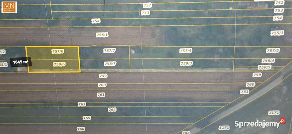 sprzedaży gruntu Morawica Rudki 1647m2 1647m2 Sprzedaż Sprzedaż małopolskie