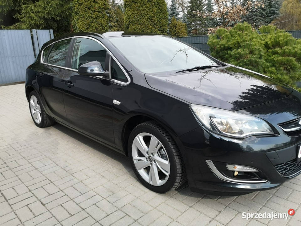 Opel Astra 14 T140 Klimatr Temp Alu17 LIFT Parkt czarny dolnośląskie Strzegom