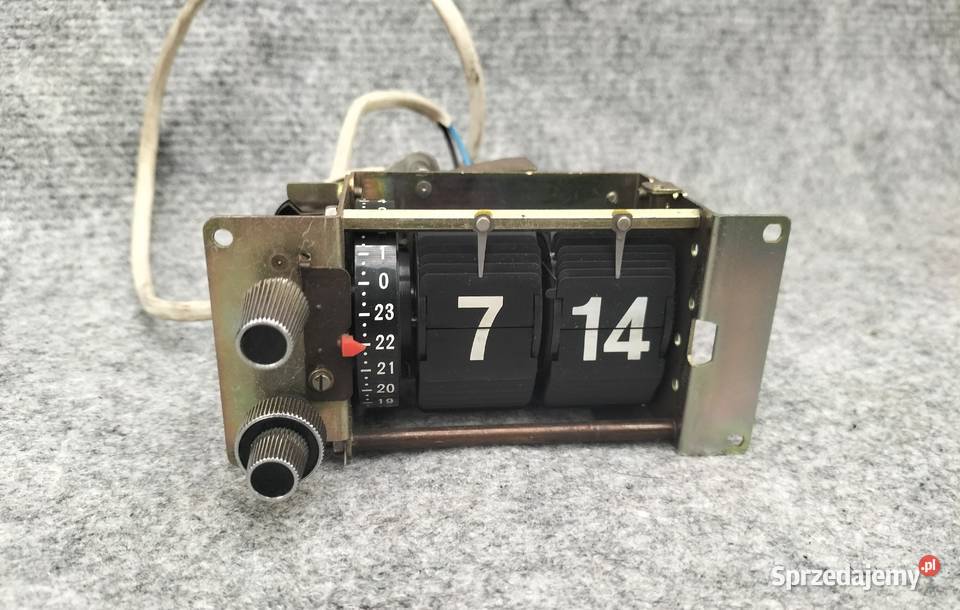 Zegar klapkowy radio Adam Unitra Leszno