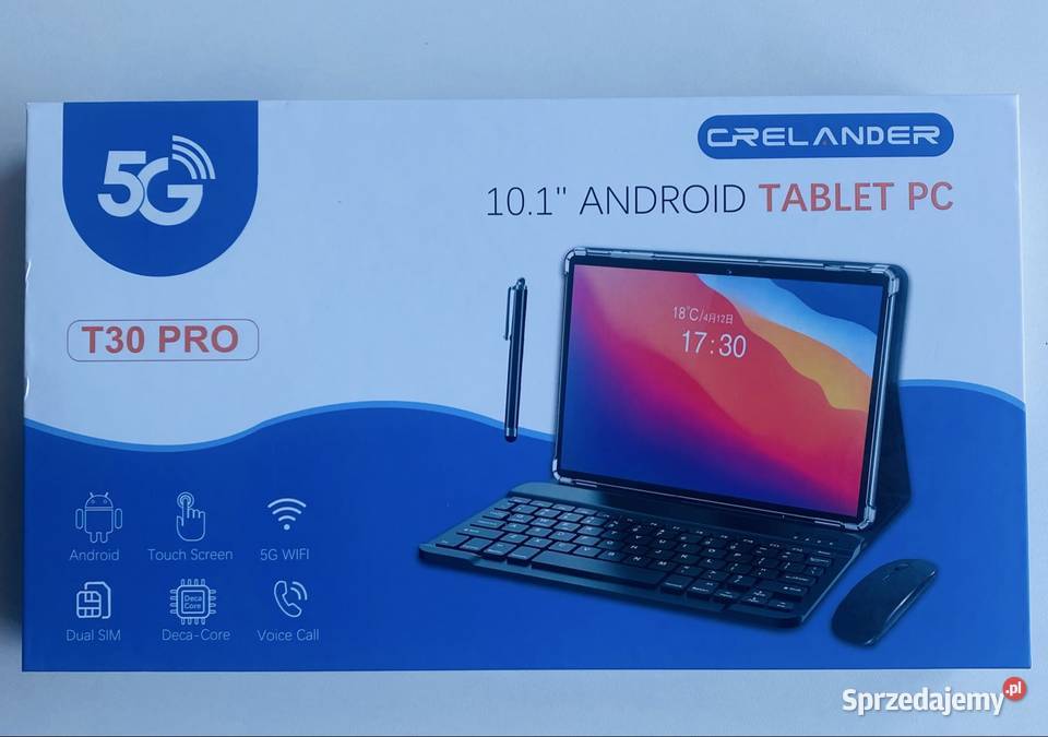 Tablet 101 cala Crelander T30 Pro Android 13 SIM Android Kraków sprzedam