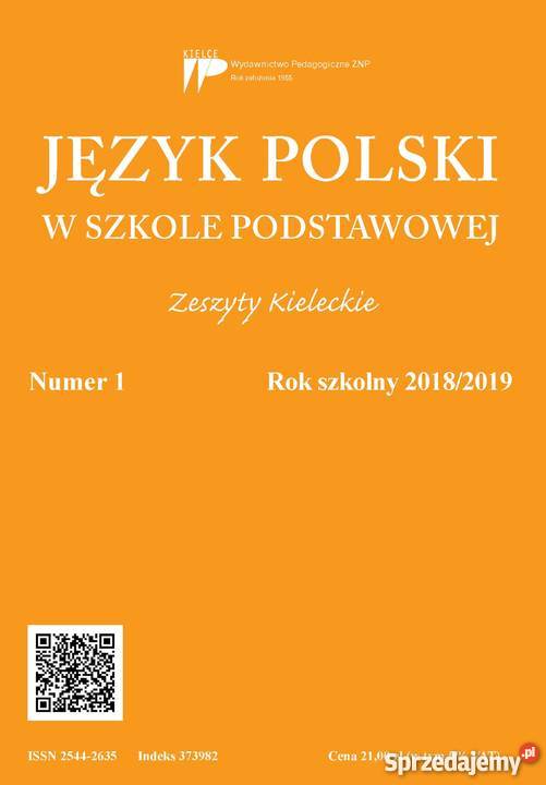 Język Polski W Szkole Podstawowej 20182019 Nr 1 Dydaktyka Kielce Sprzedajemypl 1196