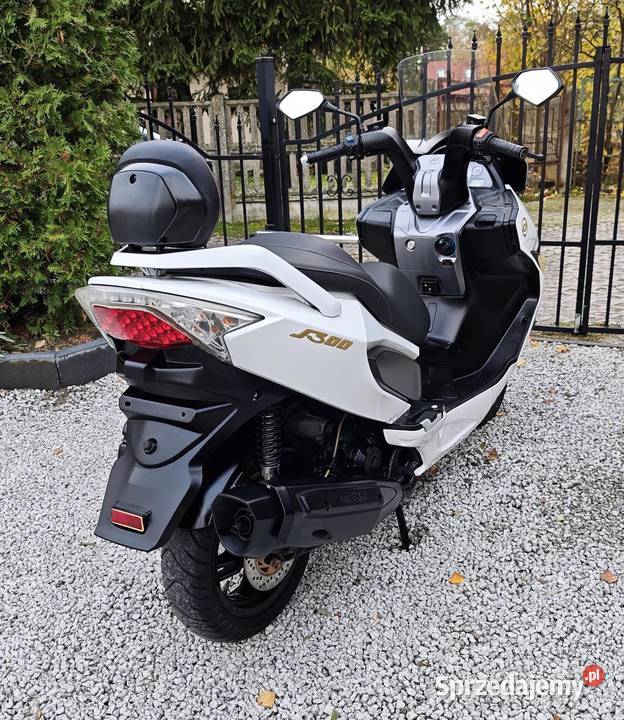 Skuter Daelim S300 2016r 11 Wtrysk LED Biała łódzkie Łask sprzedam